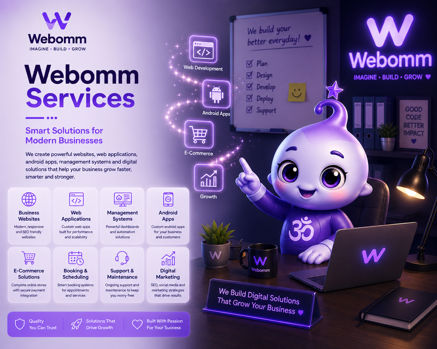 Webomm Technologies and Webbie